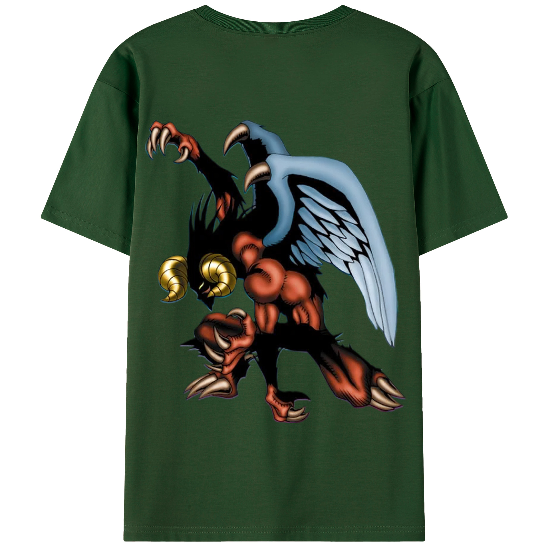（画像用） 遊☆戯☆王 Yu-Gi-Oh! 綿100％半袖Tシャツ（背面プリント）